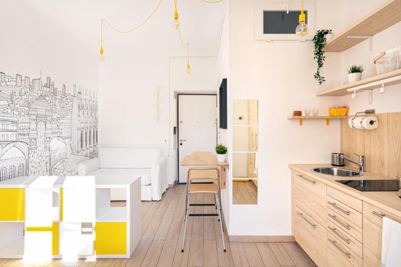 A Yellow Touch - Modern Studio In Isola Milano Apartment Luaran gambar